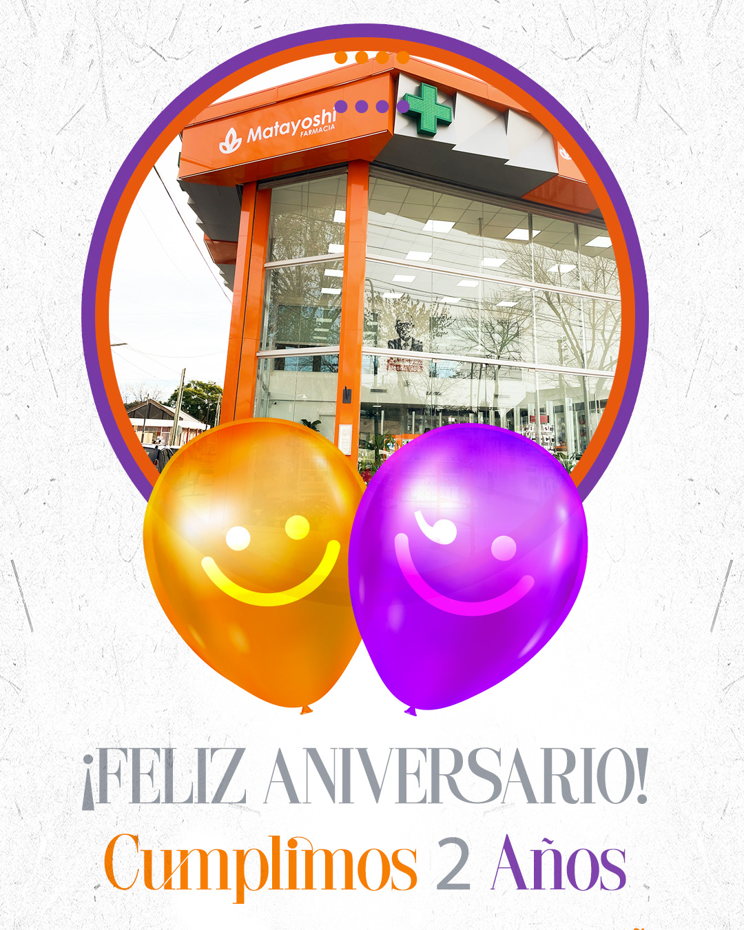 Flyer 2° Aniversario Farmacia Matayoshi